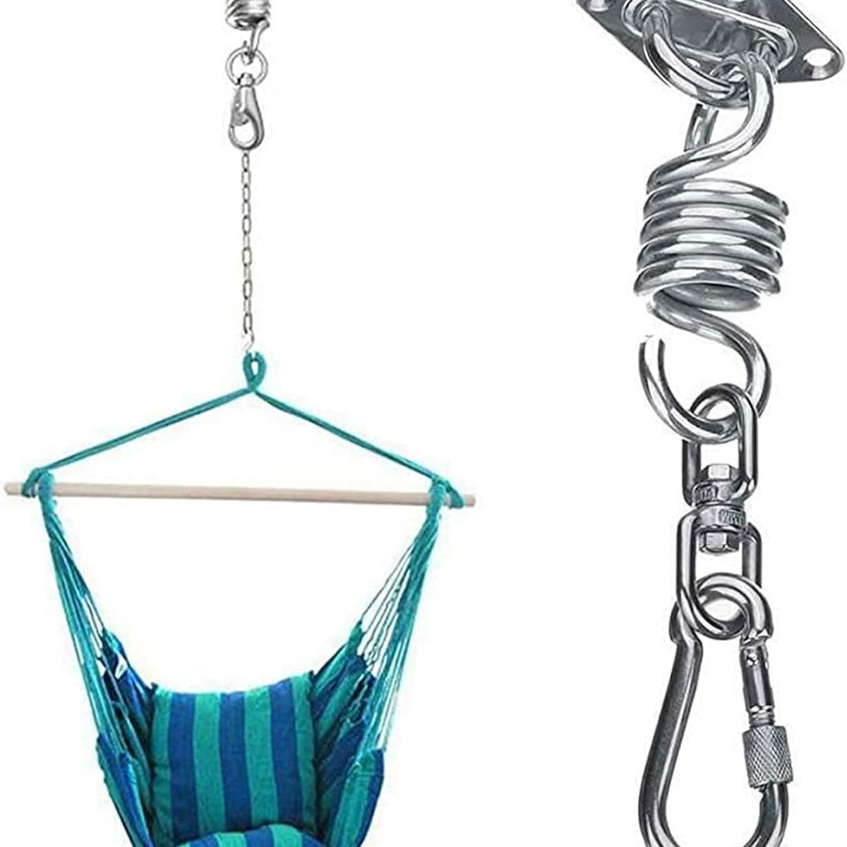 KUANGYE - Kit Soporte Para Hamacas Sillas Colgantes Sacos Boxeo OFERTA