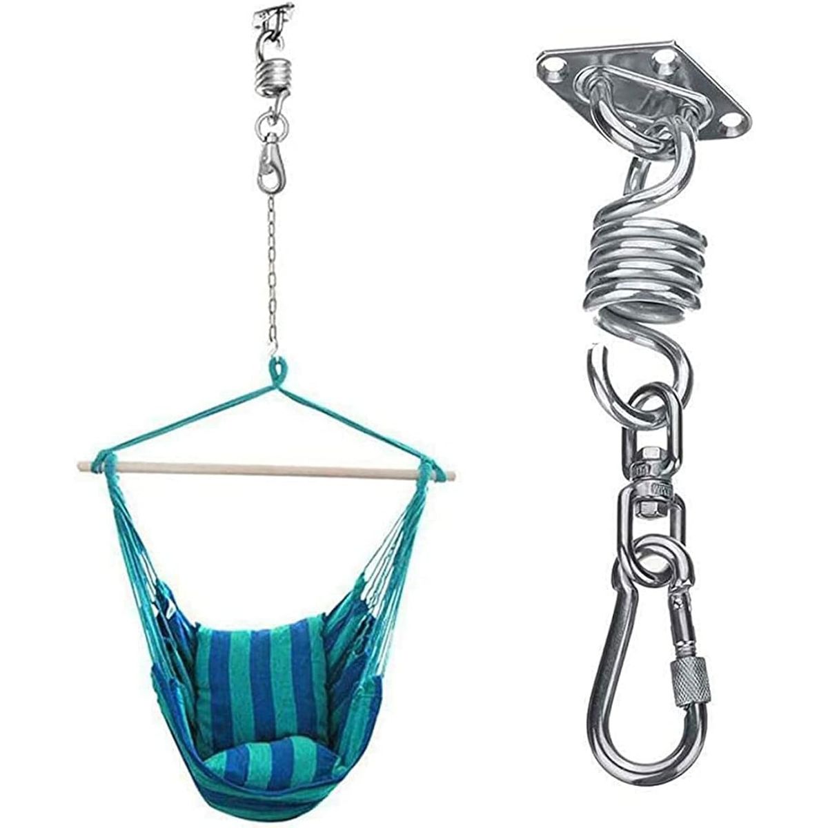 KUANGYE - Kit Soporte Para Hamacas Sillas Colgantes Sacos Boxeo OFERTA