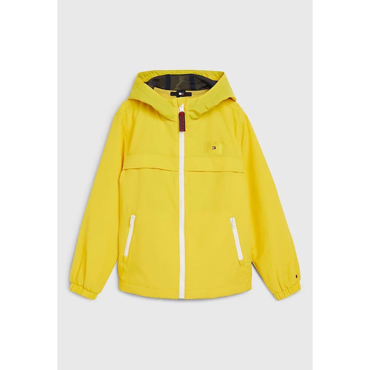 TOMMY HILFIGER - Cortavientos Chicago Con Gorro Amarillo Niña Tommy Hilfiger