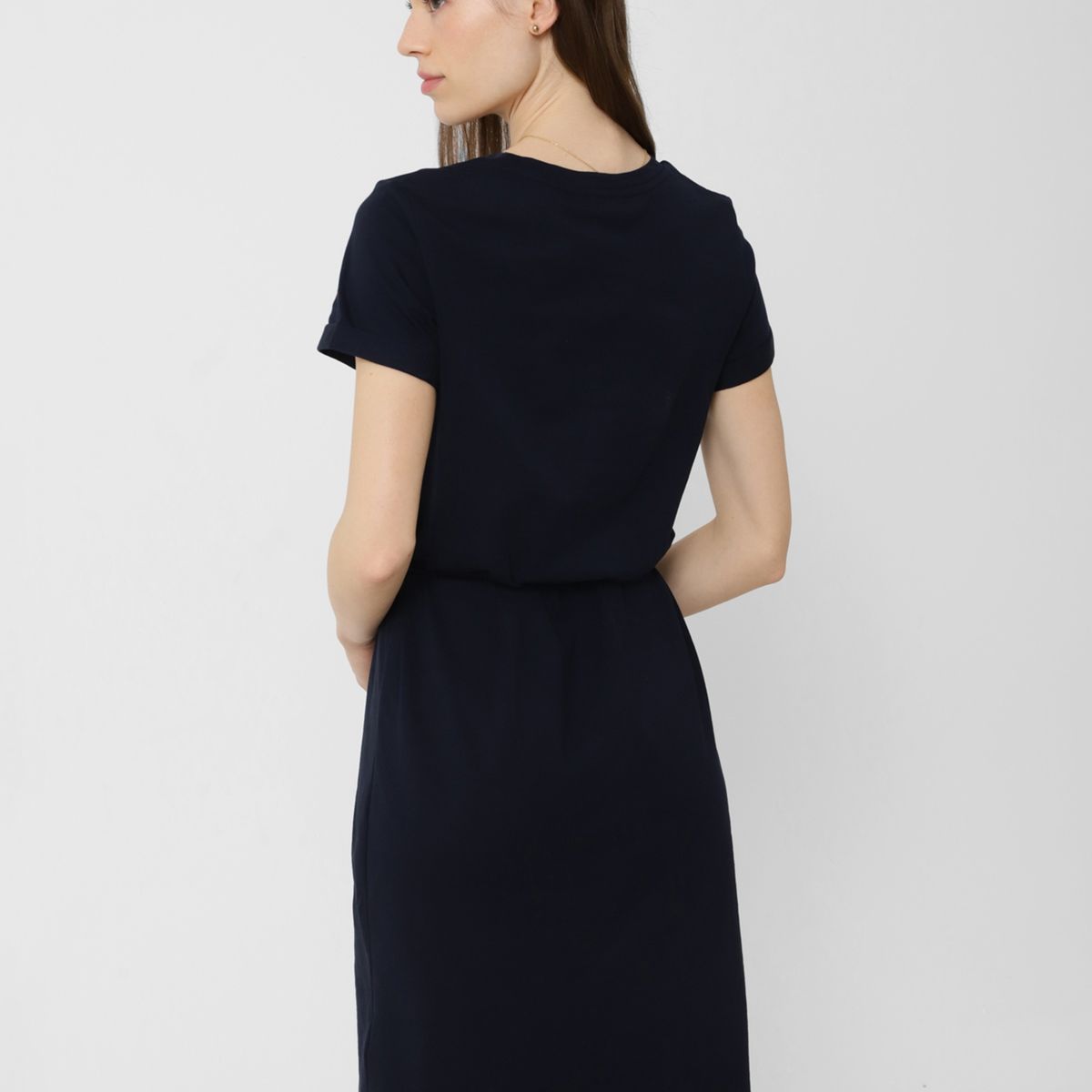 TOMMY HILFIGER - Vestido Regular Print Logo Azul Tommy Hilfiger