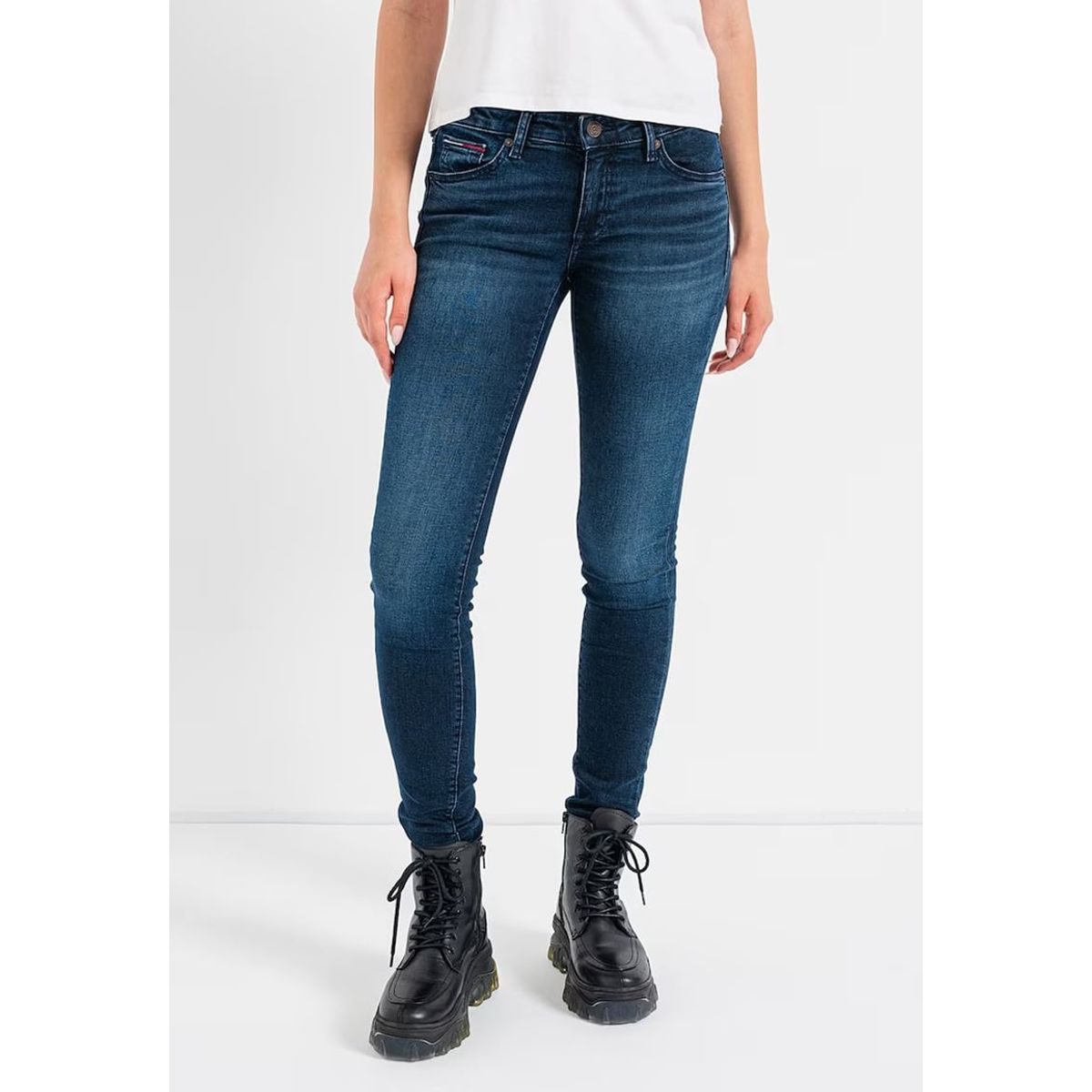 TOMMY HILFIGER - Jeans Sophie Skinny Con Logo Azul Tommy Jeans