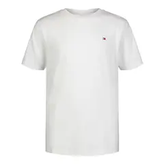 TOMMY HILFIGER - Polera Con Logo En La Espalda Blanco Niño