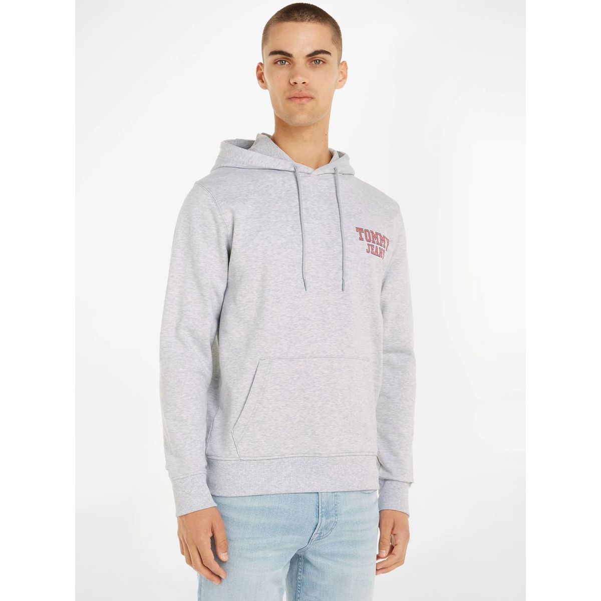 TOMMY HILFIGER - Polerón Hoodie Entry Graphic  Gris Tommy Hilfiger