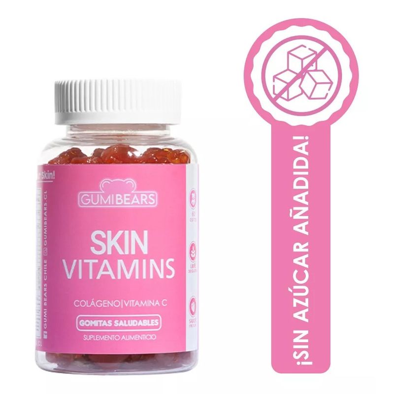 GENERICO - Skin Vitamin - Vitaminas para la piel - 60 ositos