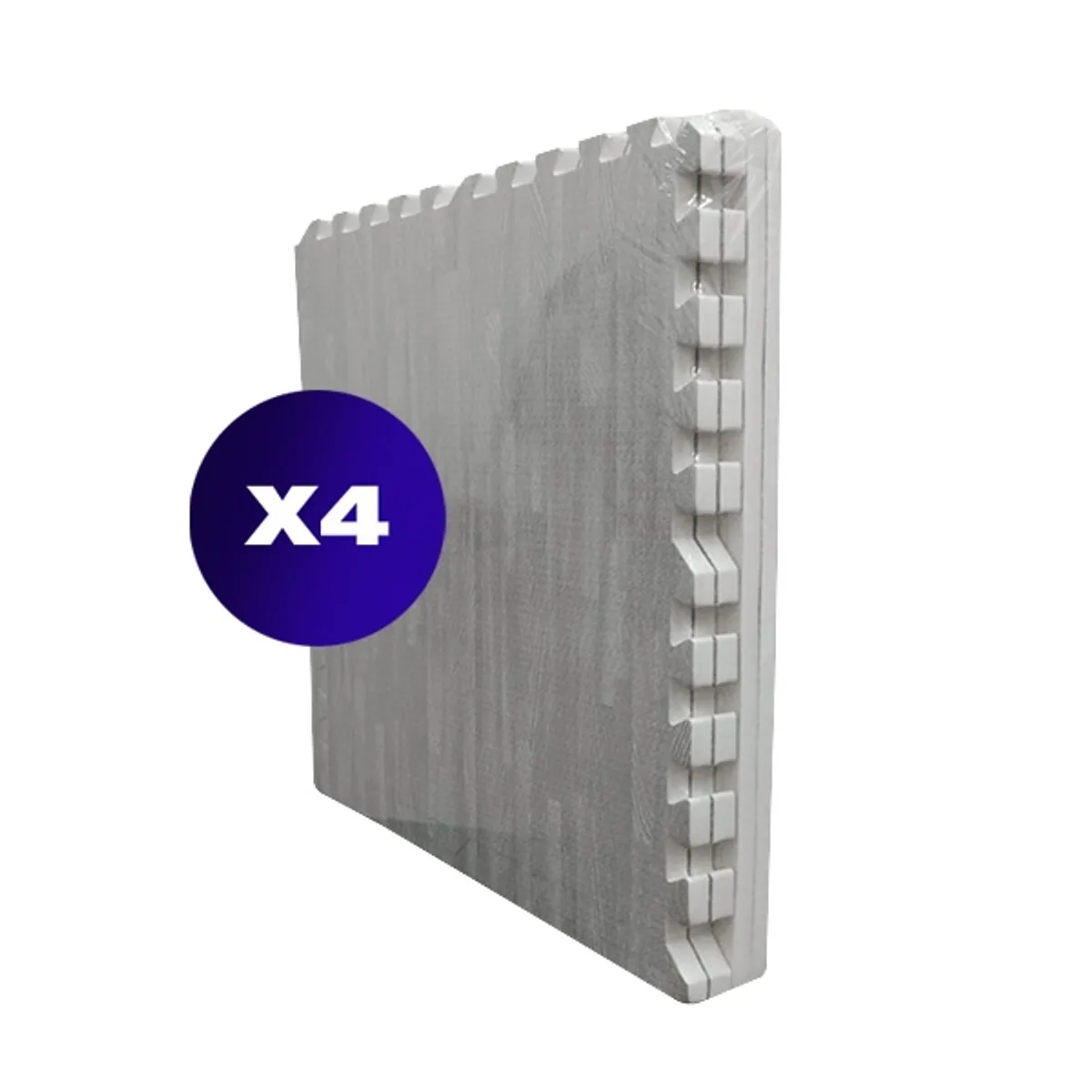 SDFIT - Pack 4x -Tatami Alfombra Goma Eva 60X60X2Cm - Gris