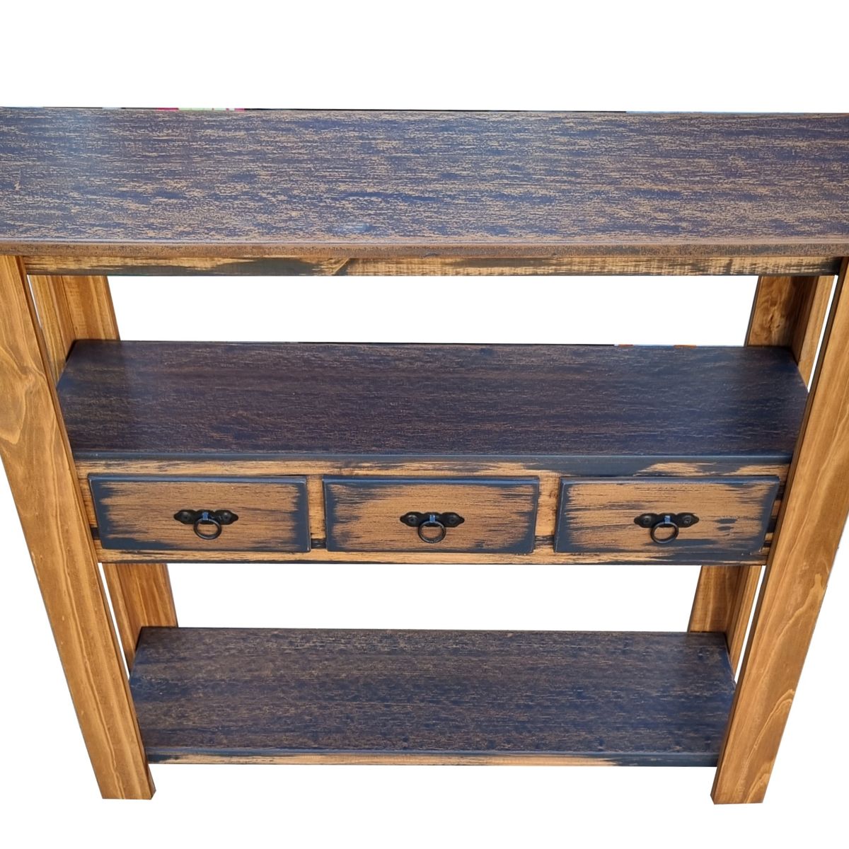 MARFELD MUEBLES - Mesa de arrimo cafe 3 cajones