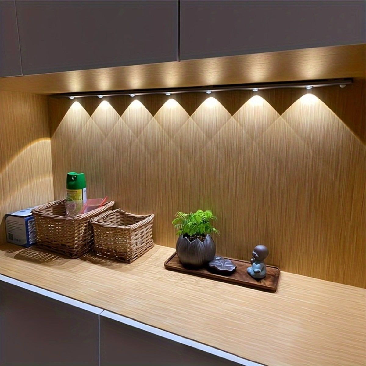 VATYERTY - Recargable LED cuerpo movimiento sensor Luz 40cm