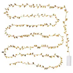 VATYERTY - 20 Led 2m Cuerda moderno con diseño de hoja.