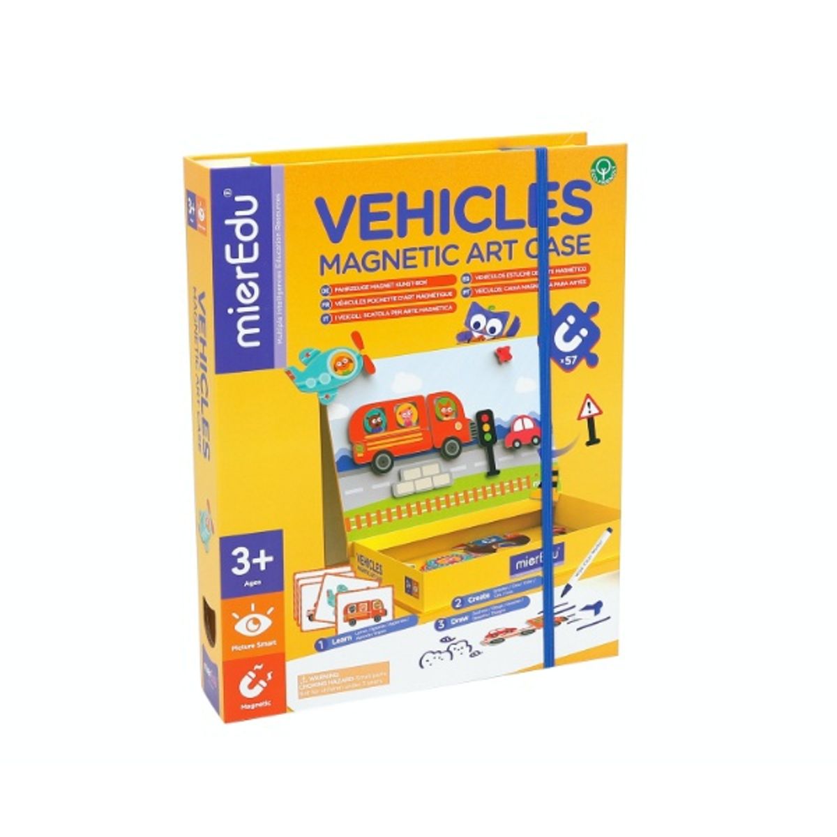 MIEREDU - Juego y Arte Magnetico Vehiculos