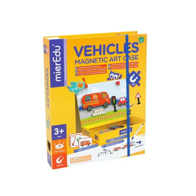 MIEREDU - Juego y Arte Magnetico Vehiculos