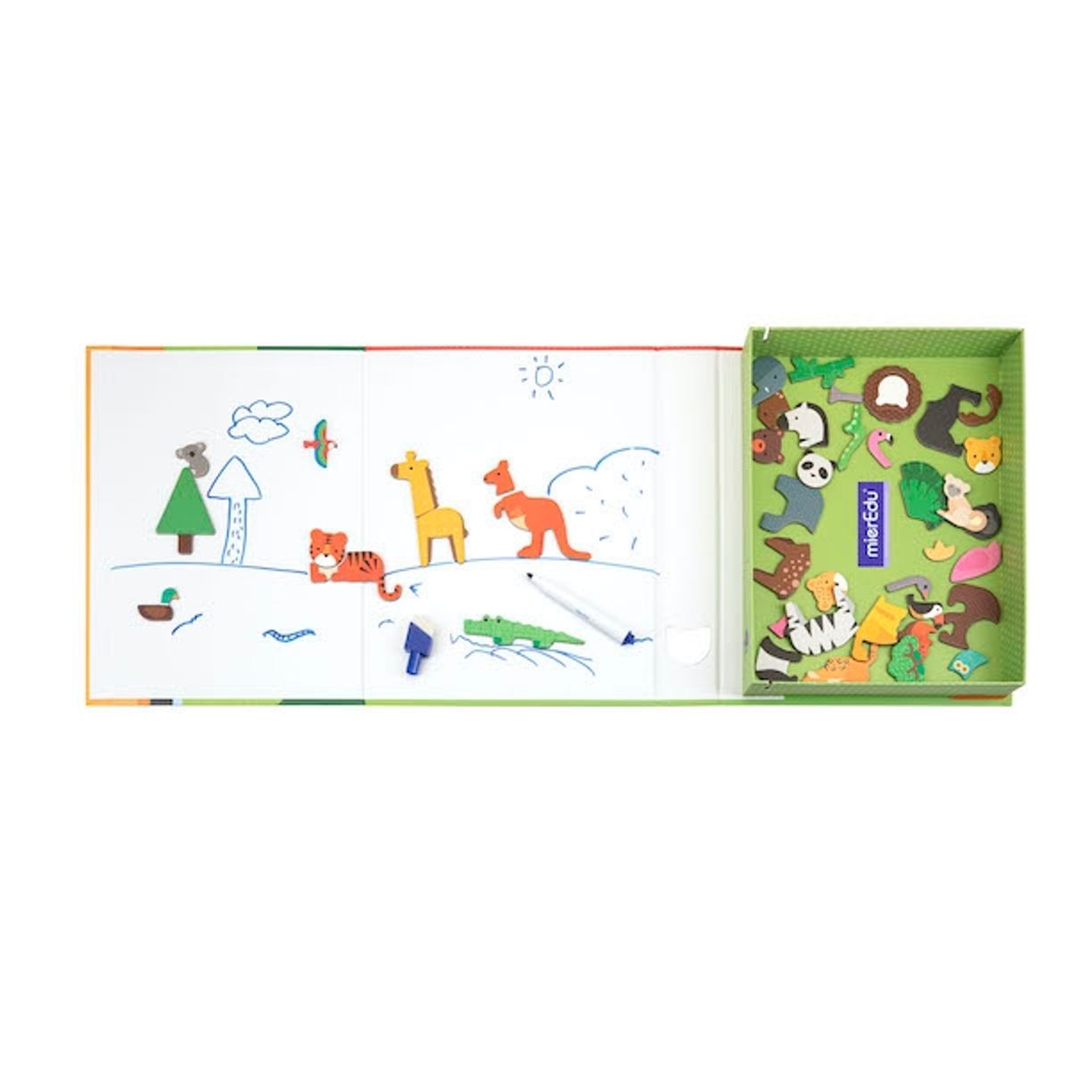 MIEREDU - Juego y Arte Magnetico Mundo Animal