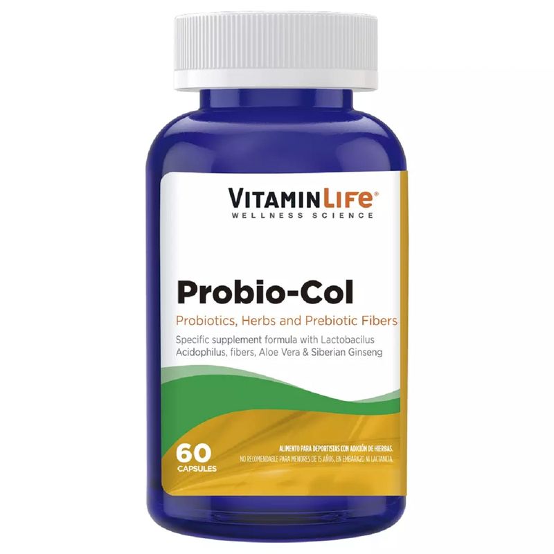 GENERICO - VitaminLife Probiocol 60 Cápsulas