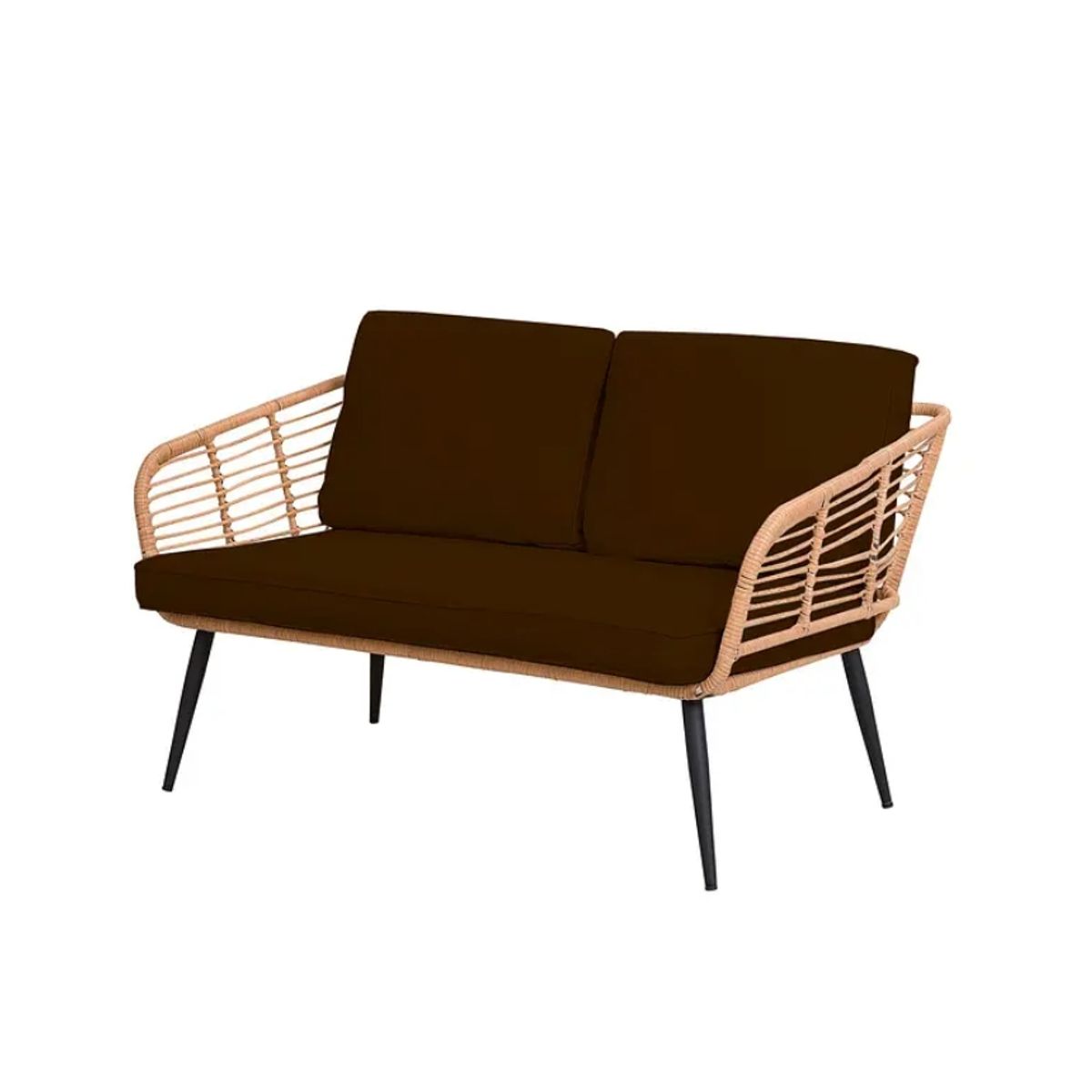 EL BARCO - JUEGO LIVING TERRAZA BALI 4 PERSONAS COJÍN CAFÉ