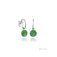 MASSE GIOIELLI - Aros Peridot Masse Plata Italiana bañada en Rodio