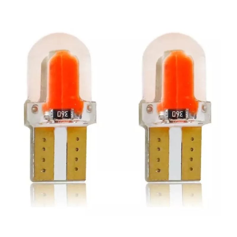GENERICO - X2 Ampolleta Cola De Pescado Led Ampolleta Auto Luz Led T10
