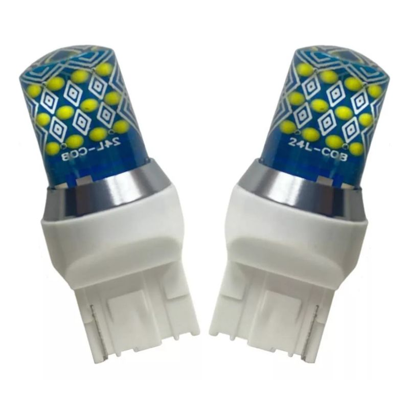 GENERICO - X2 Ampolleta Cola De Pescado Led T20 Ampolleta Auto Luz Led