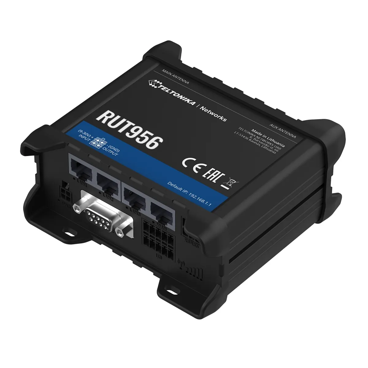 TELTONIKA - Router Celular Industrial 4G Teltonika RUT956 - Dual SIM