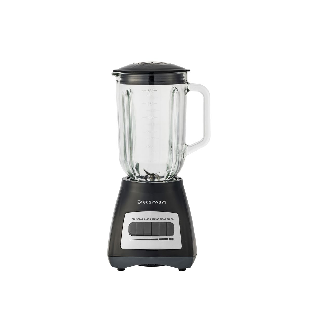 EASYWAYS - Licuadora Crush n' roll Negra 1,5 Litros EasyWays