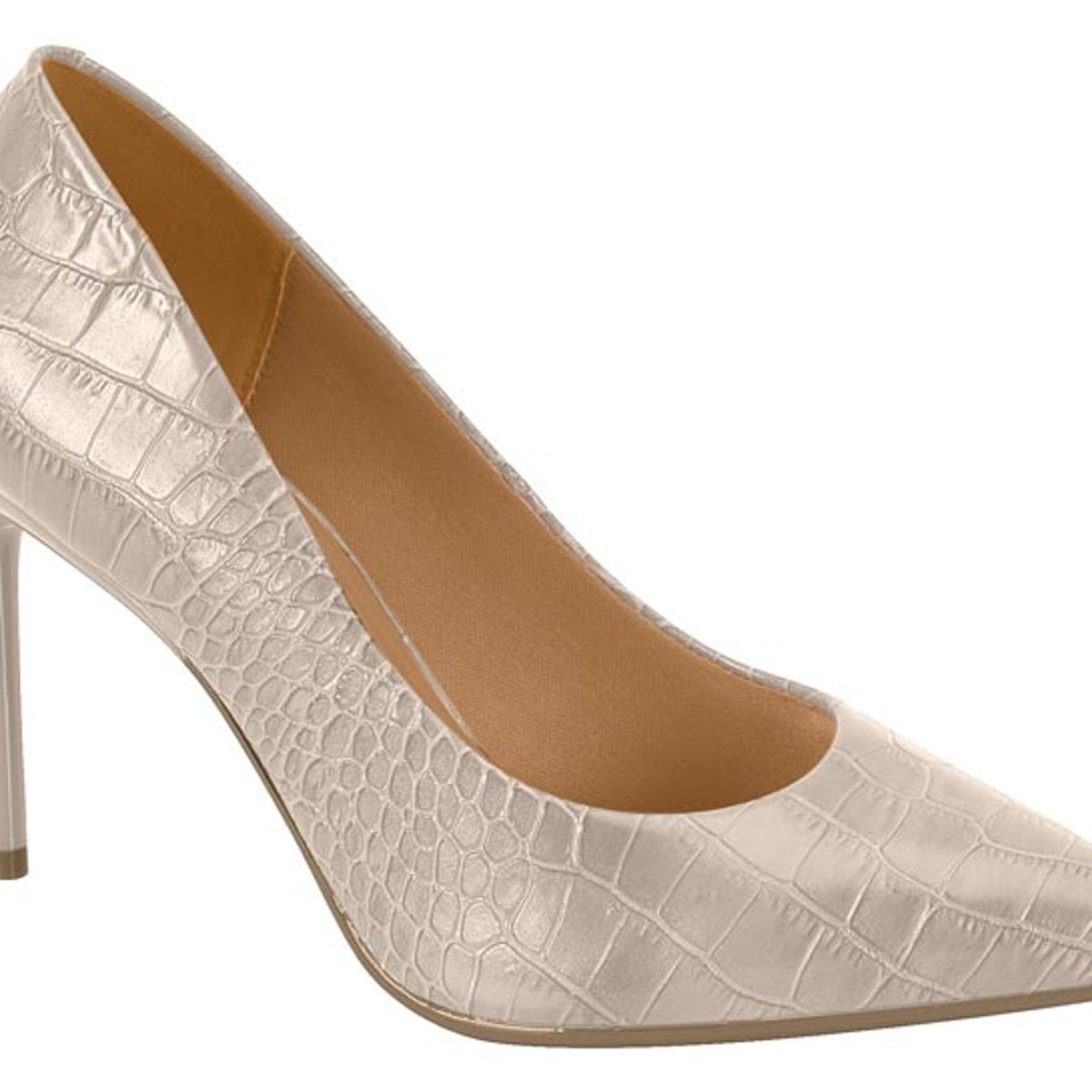 VIZZANO - Zapato Mujer Taco Aguja Stiletto Crema Vizzano