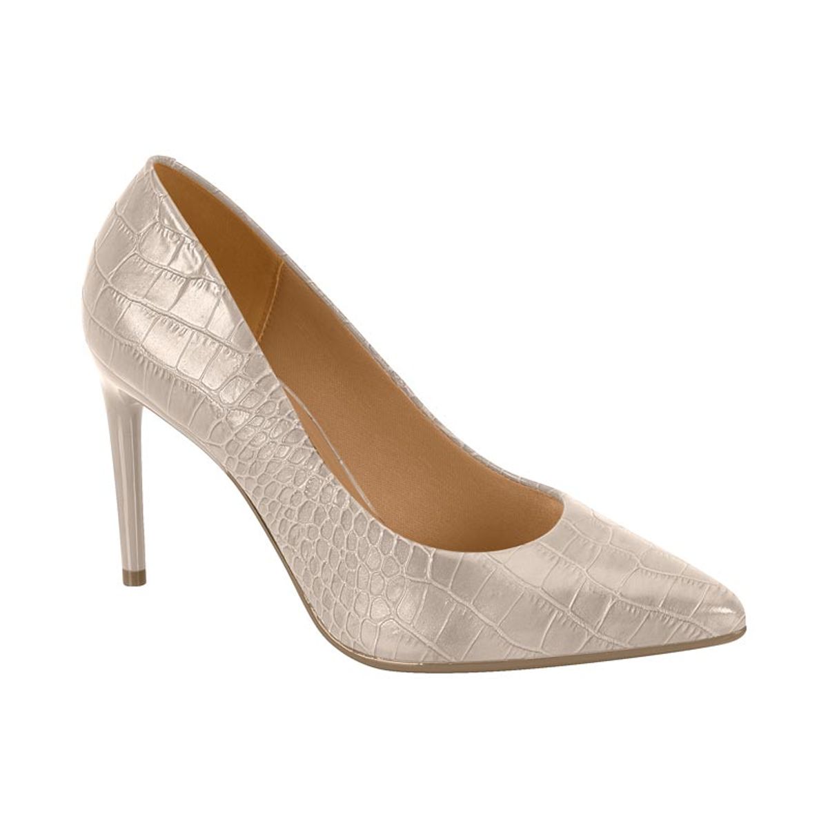 VIZZANO - Zapato Mujer Taco Aguja Stiletto Crema Vizzano