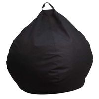 Pouf Pera Negro Delta 60x50x50 Máxima Design