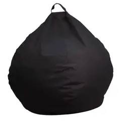 GENERICO - Pouf Pera Negro Delta 60x50x50 Máxima Design