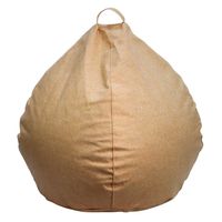 Pouf Pera Beige Omega 100x120x120 Máxima Design