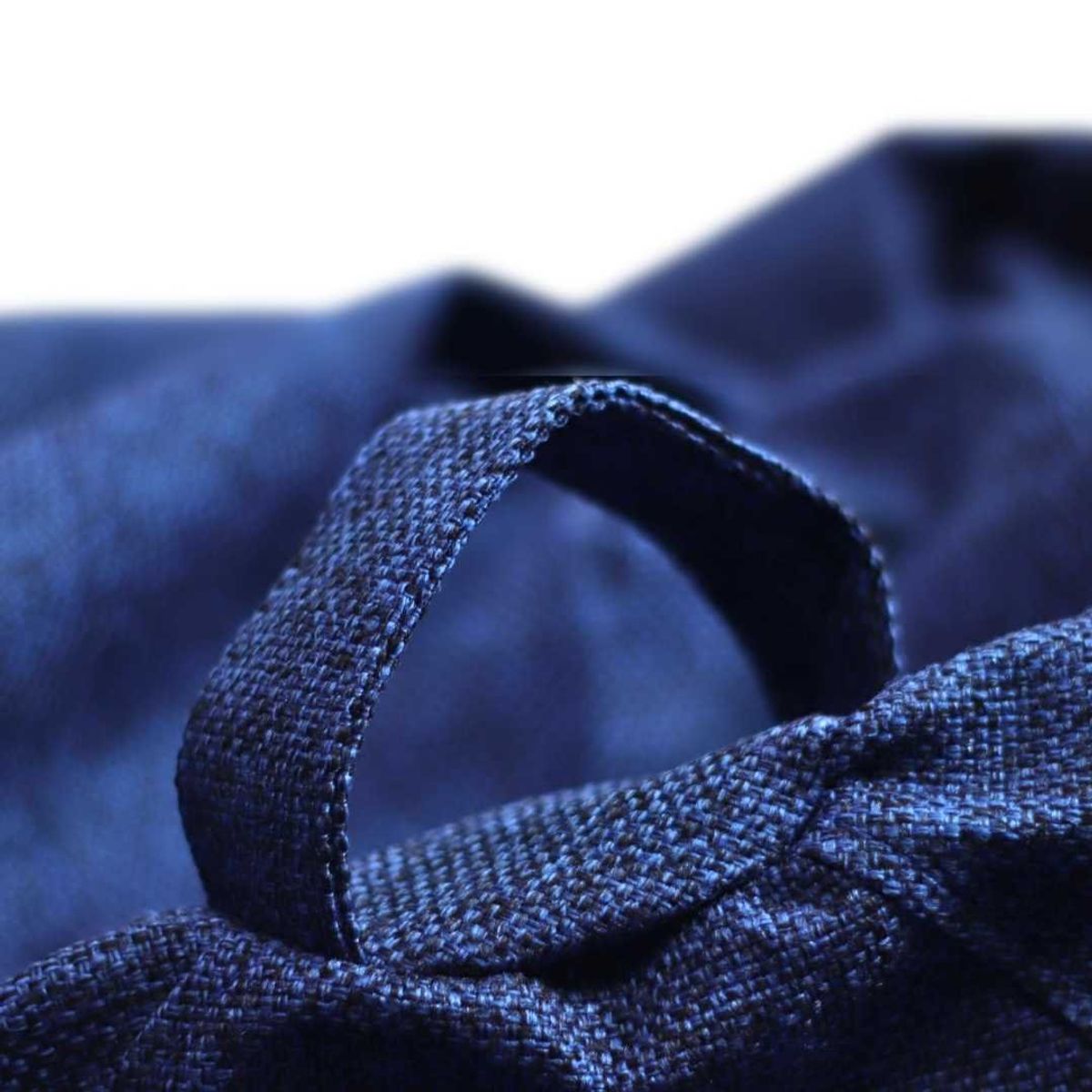 GENERICO - Funda Pouf Pera Azul Omega Sin Relleno 100x120x120 Máxima Design