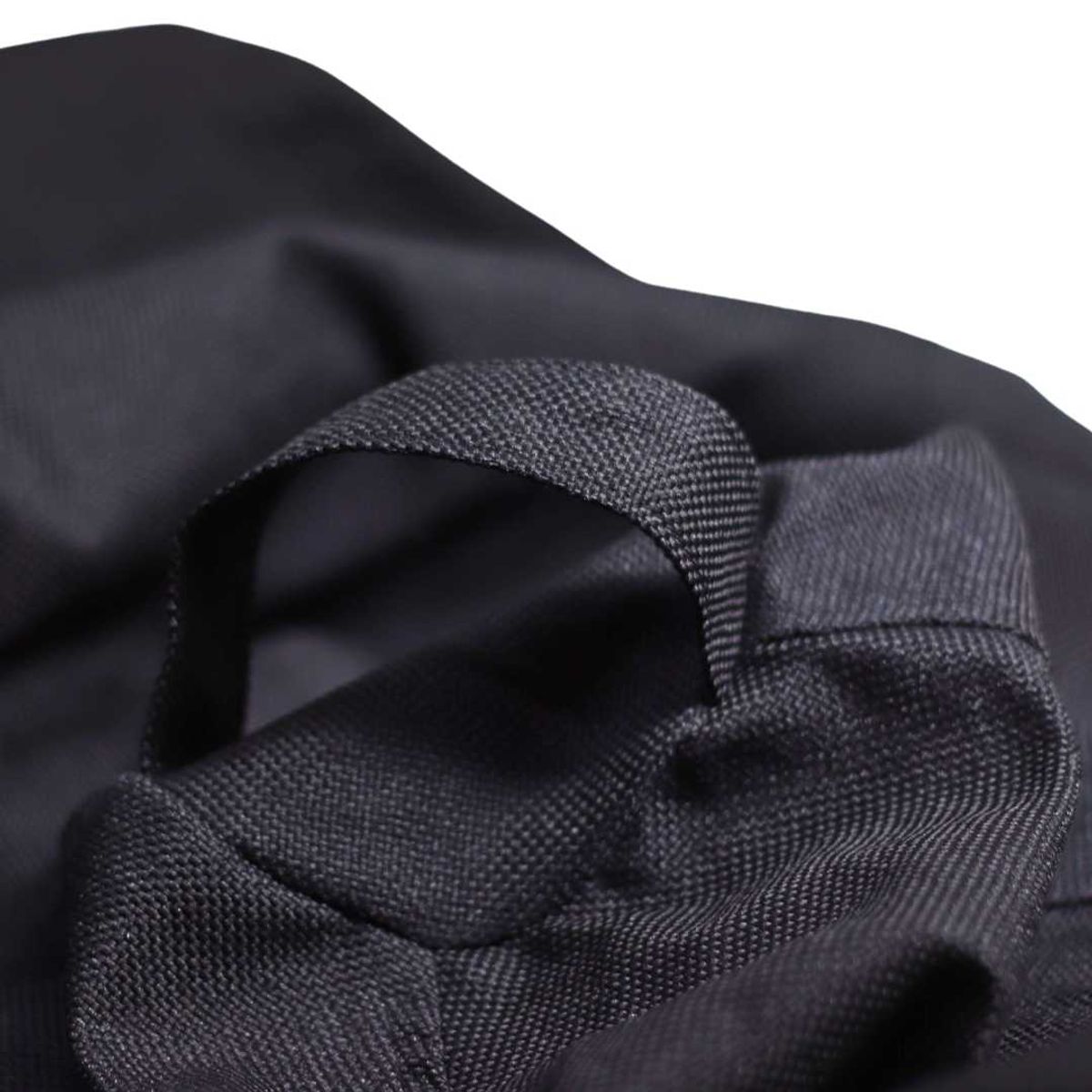 GENERICO - Funda Pouf Pera Negro Delta Sin Relleno 100x120x120