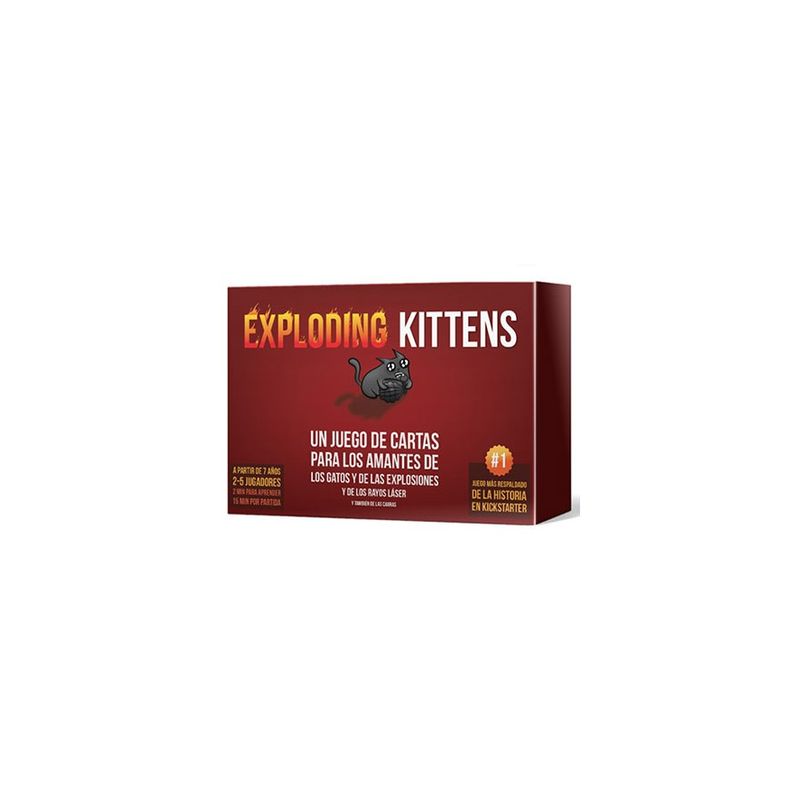 ASMODEE - Juego de cartas Exploding kittens Original Exploding Kittens
