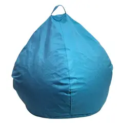 GENERICO - Pouf Pera Infantil Turquesa Omega 60x50x50 Máxima Design