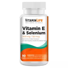 GENERICO - VitaminLife Vitamina E + Selenio 90 Tabletas