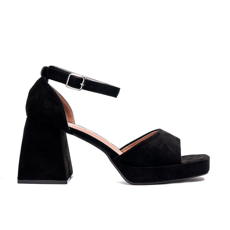 Taco Mujer Negro Abigail Negro 36