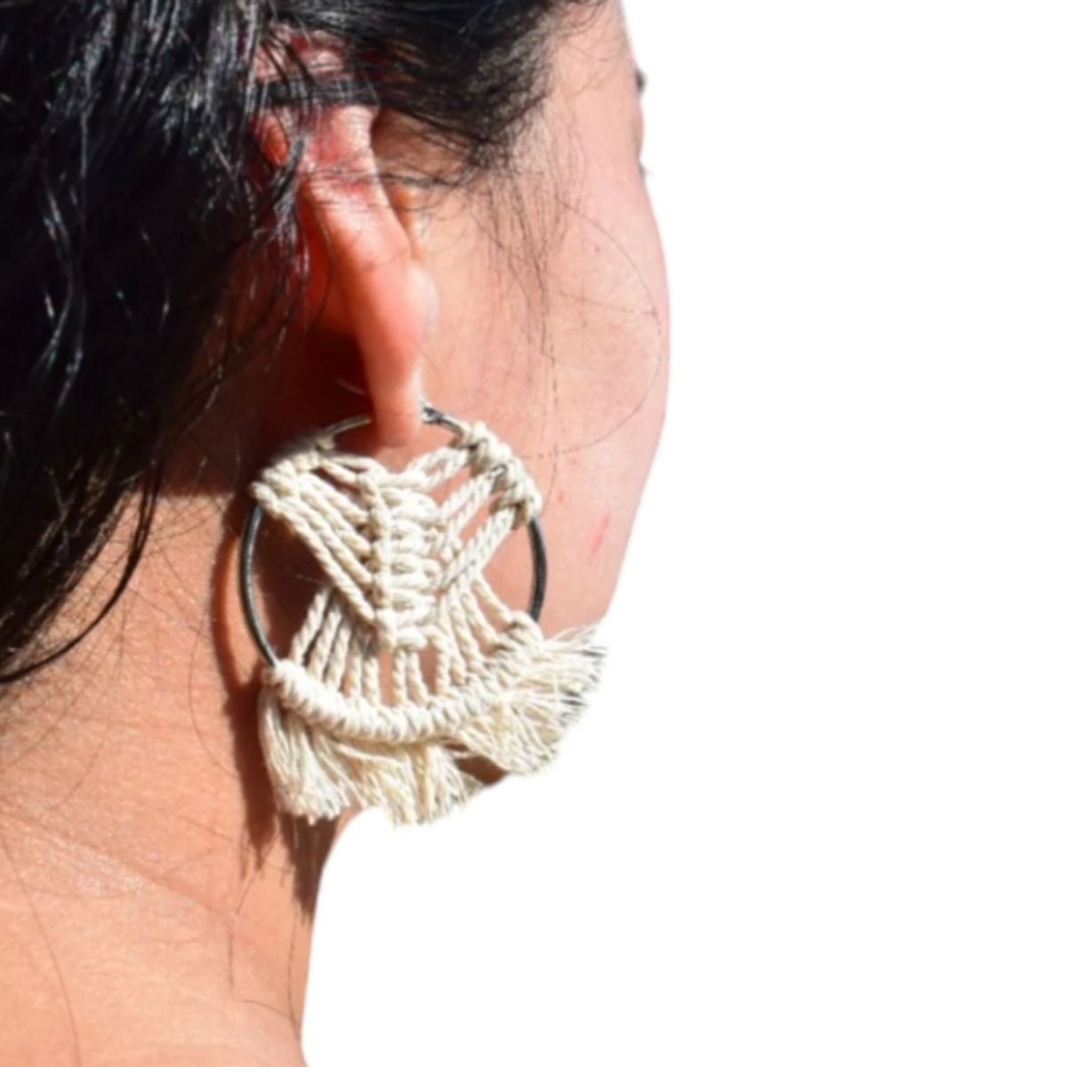 GENERICO - Aros de Macramé Redondos