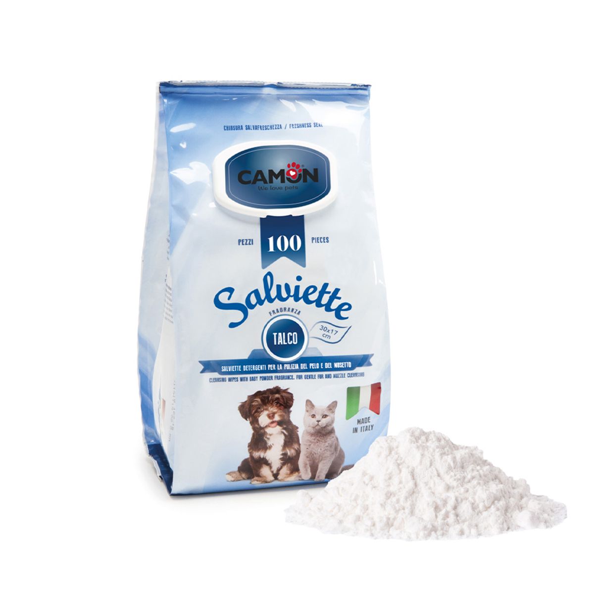 CAMON - Toallitas Humedas Camon Talco 100un