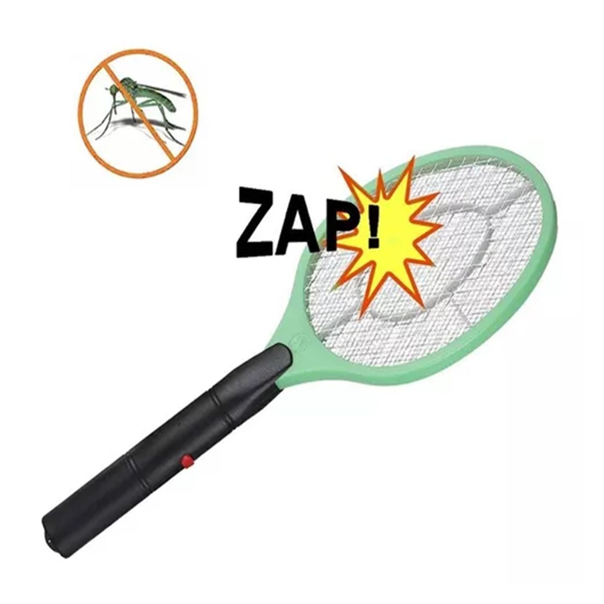 GENERICO - Matamoscas Raqueta Manual Electrica Recargable Mata Insecto