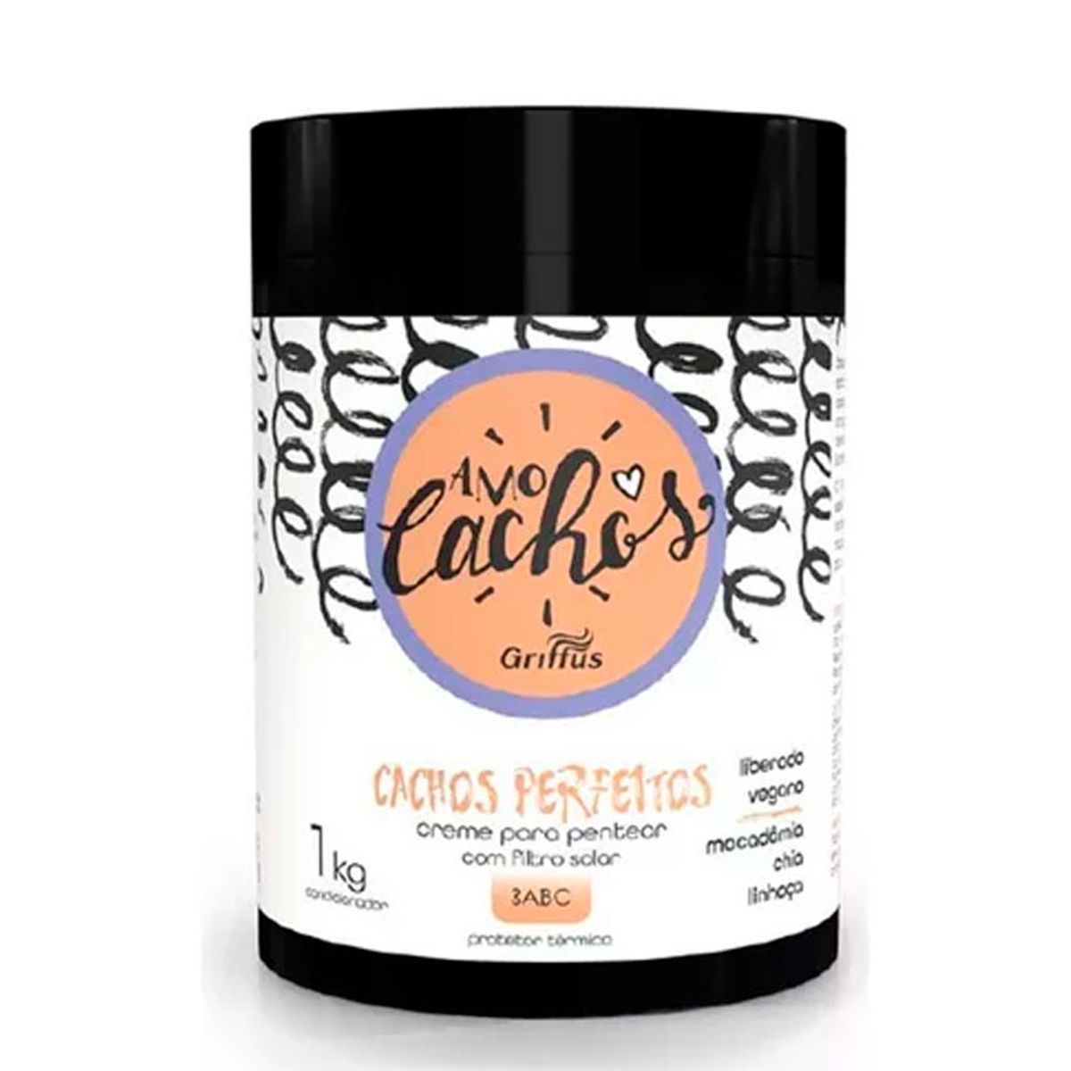 GRIFFUS - Crema Para Peinar Cabello Con Crespos 3abc Griffus 1kg