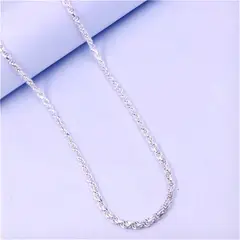 EL MUNDO DE LA PLATA - Cadena de plata italiana 925.