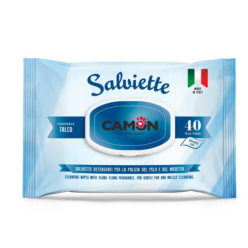CAMON - Toallitas Húmedas Camon Talco 40 un