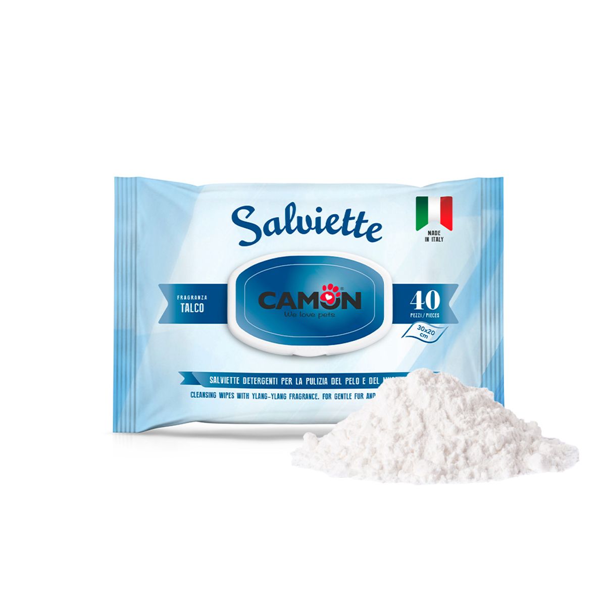 CAMON - Toallitas Húmedas Camon Talco 40 un
