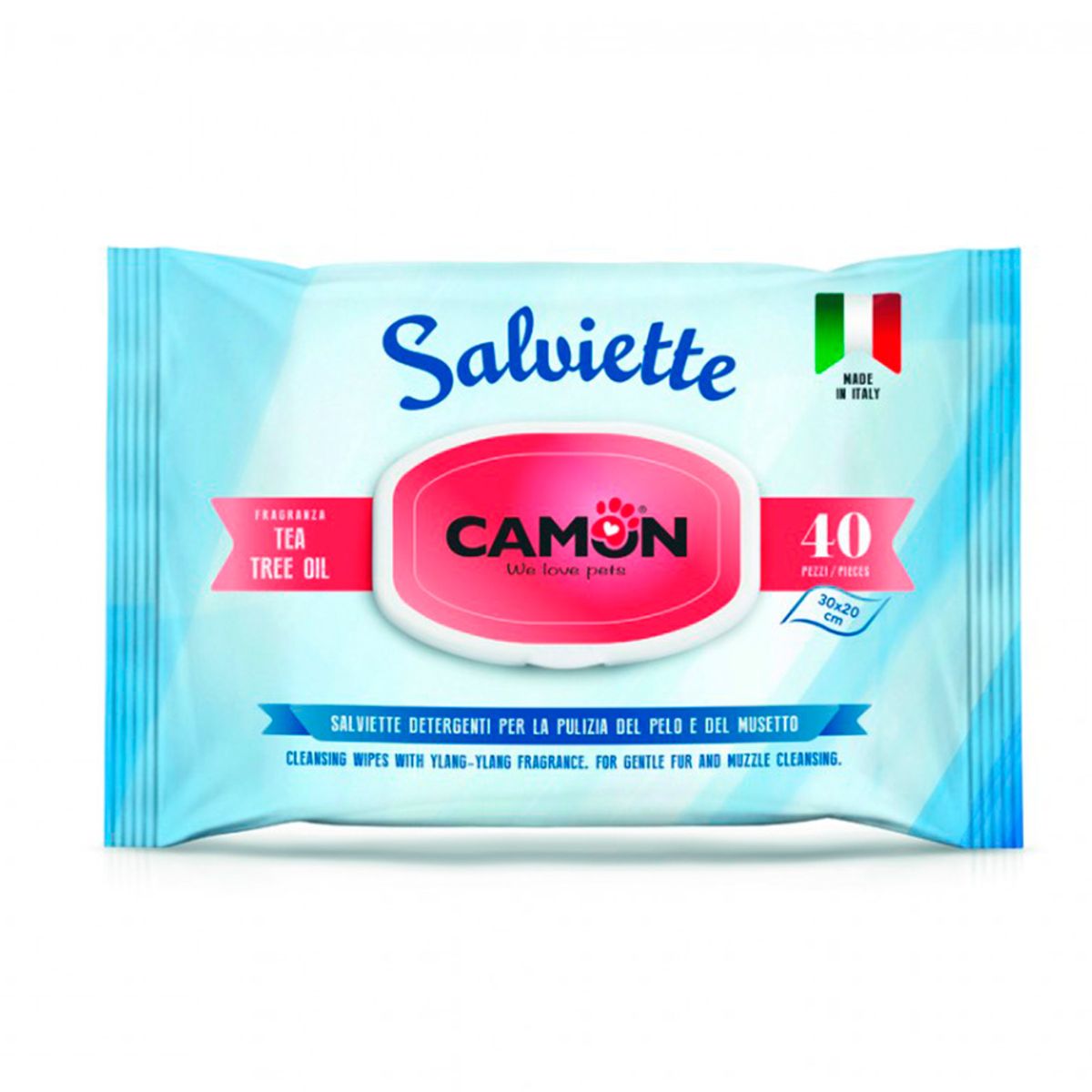 CAMON - Toallitas Humedas Camon Tea Tree Oil 40Un