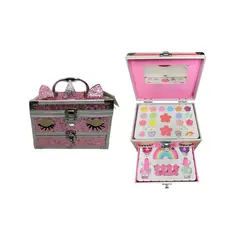 GENERICO - Maleta Maquillaje Set Cosméticos Niñas Unicornio