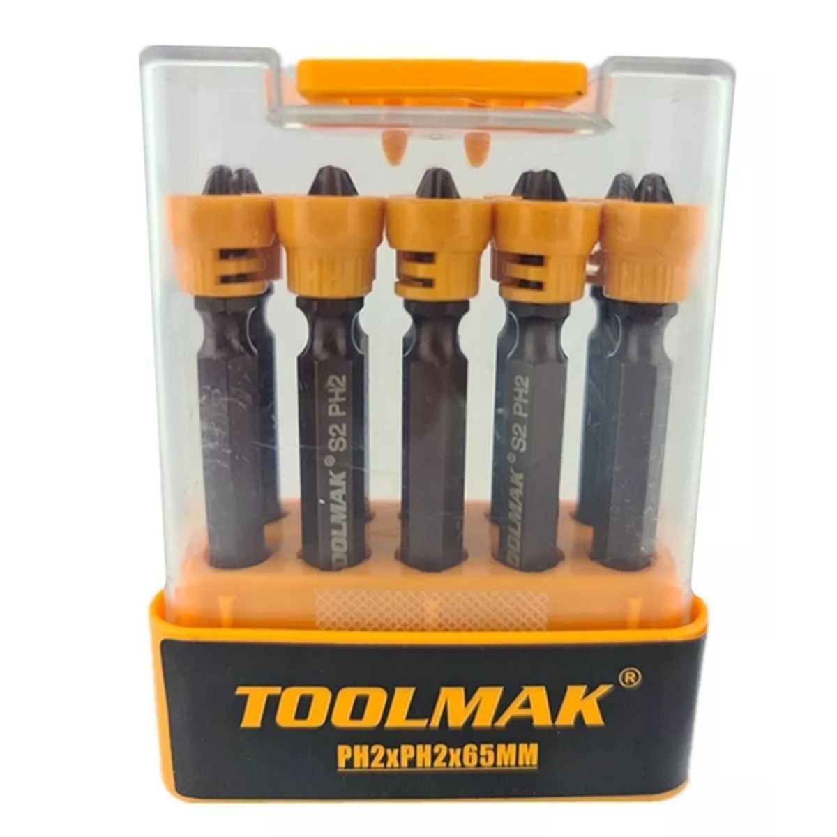 GENERICO - Set Juego Puntas Philips Doble S2 Ph2 10pcs Magnetico Tmk