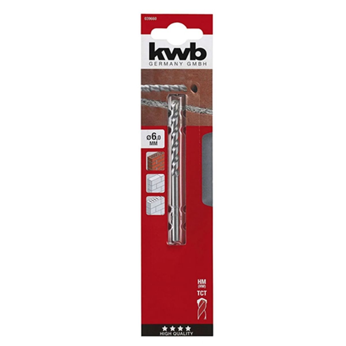 KWB - Broca Para Concreto 6mm Kwb 039660