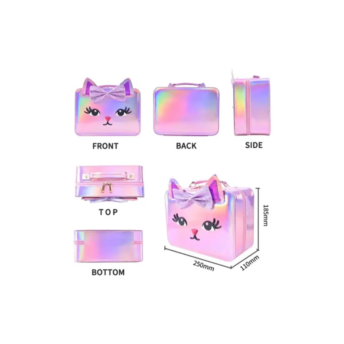 GENERICO - Maleta De Maquillaje Set De Cosméticos Para Niñas Gata