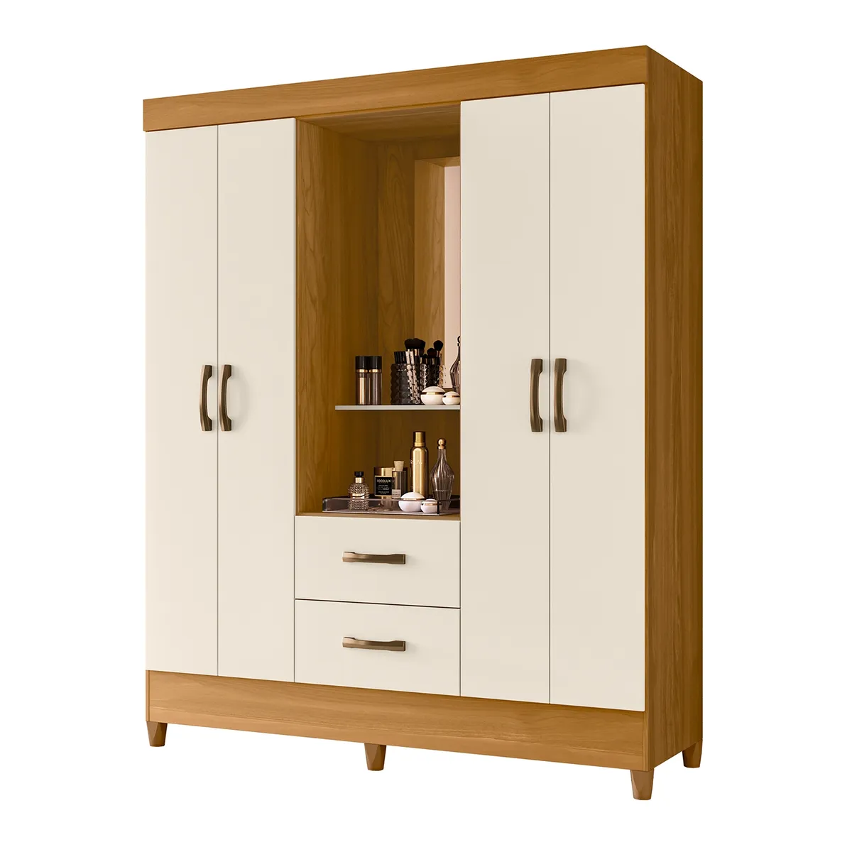 VEKKAHOME - Closet Mobi Capelina 4P 2C