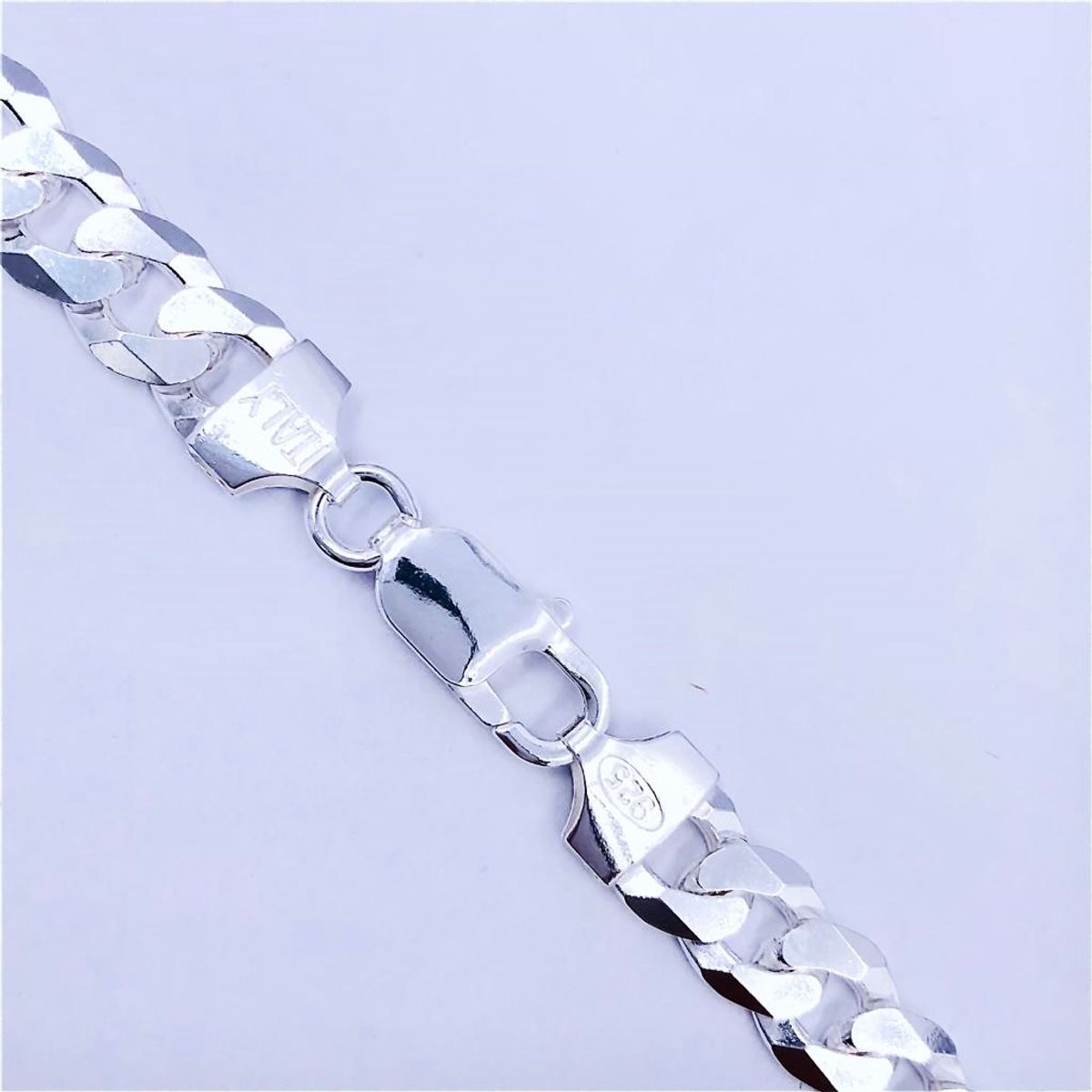 EL MUNDO DE LA PLATA - Cadena de plata italiana 925.