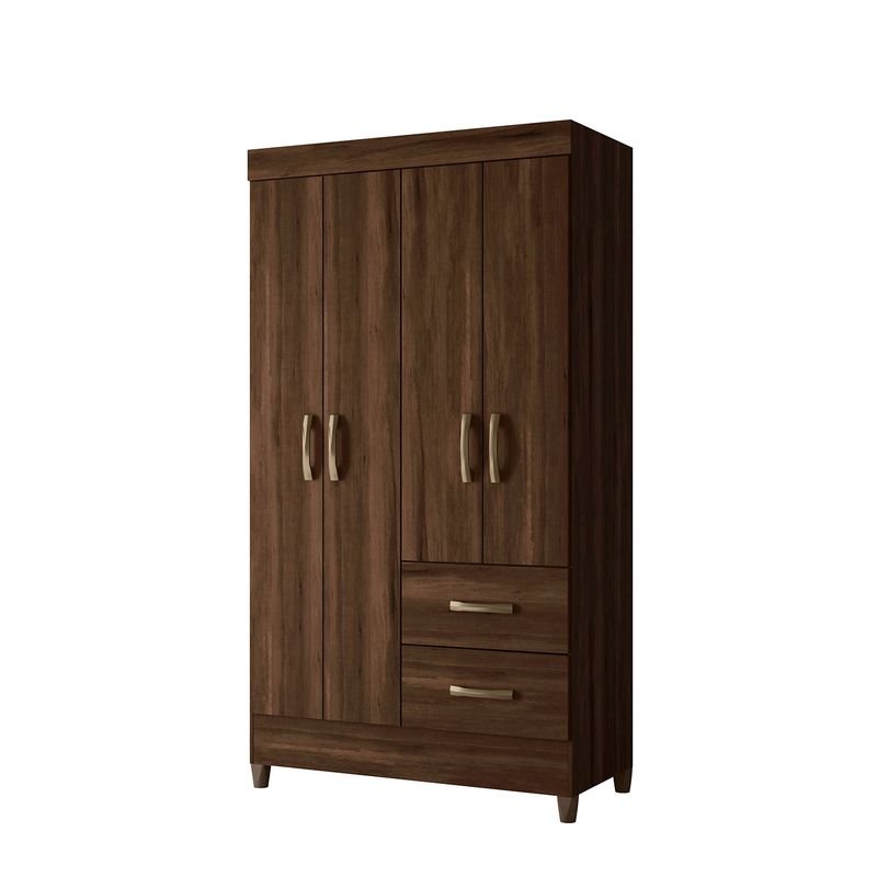 VEKKAHOME - CLOSET 4P MOBI BROWN