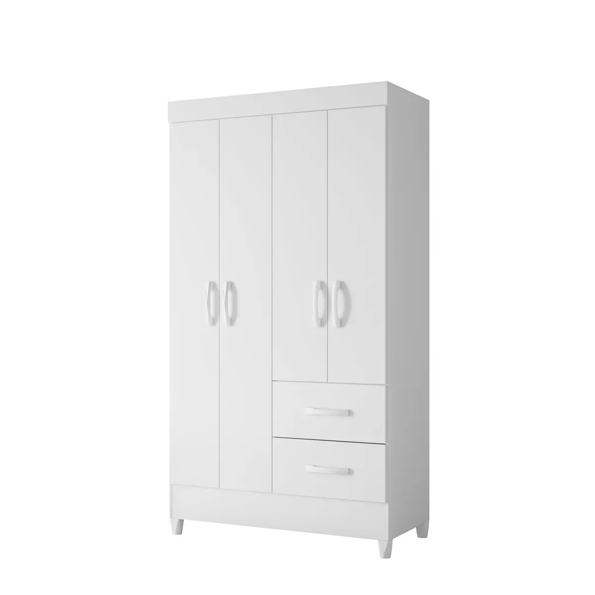 VEKKAHOME - CLOSET 4P MOBI WHITE