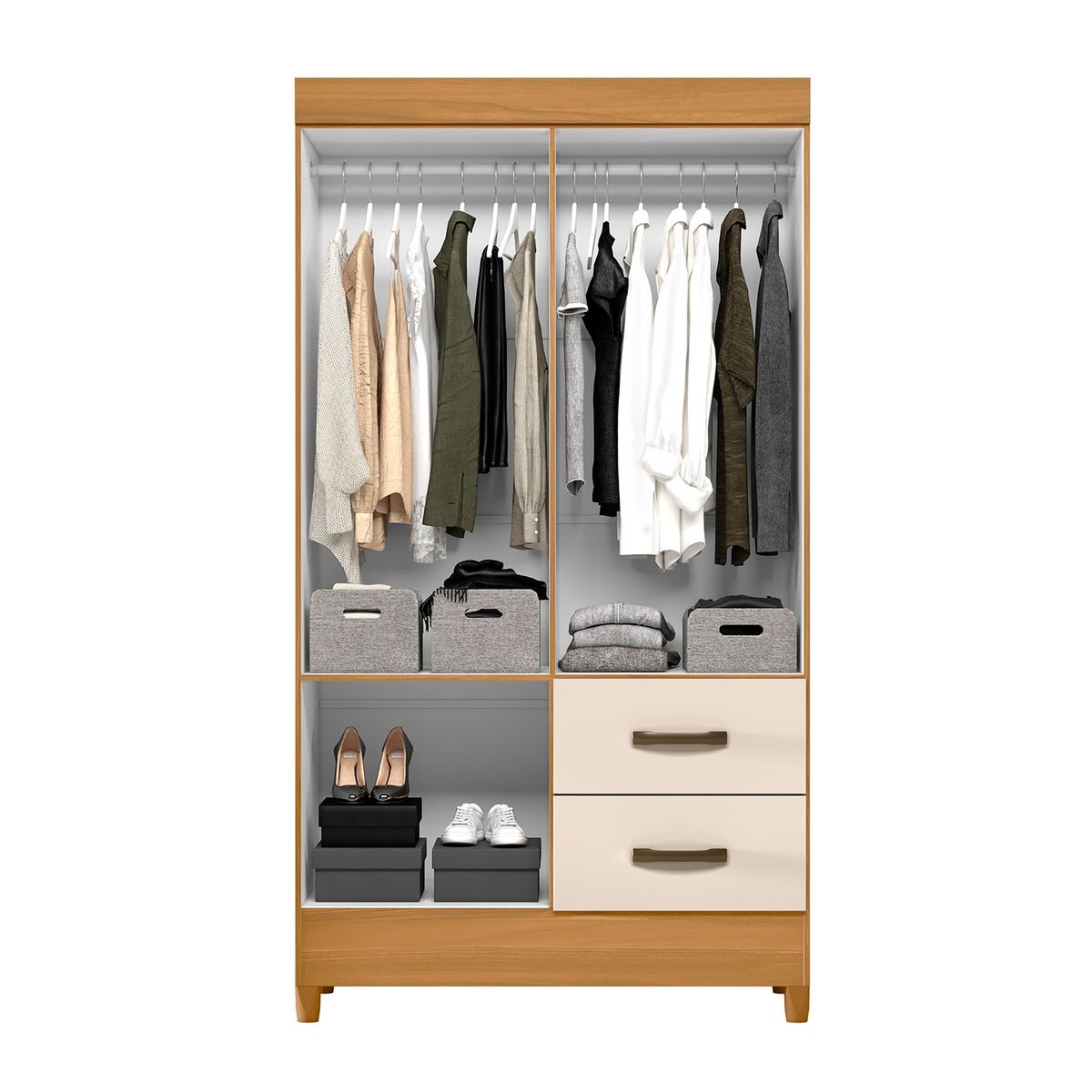 VEKKAHOME - Closet Mobi 4P 2C